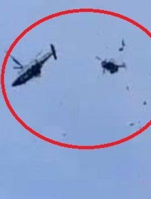 Dua Helikopter AL Malaysia Tabrakan, Semua Awak Tewas