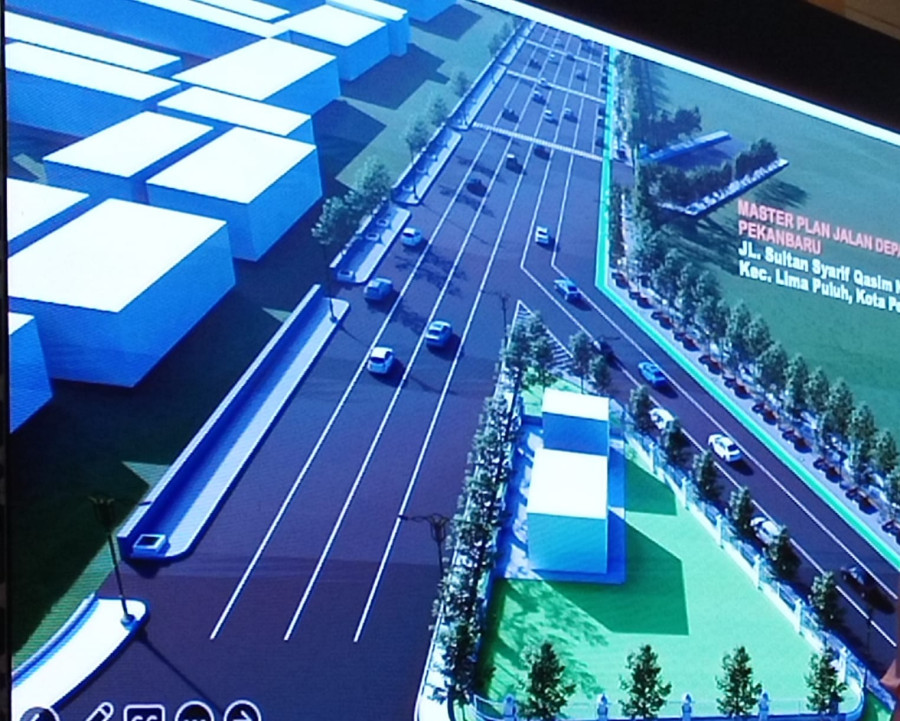 Pemprov Riau Perlebar Jalan Sultan Syarif Kasim Hingga 24 Meter