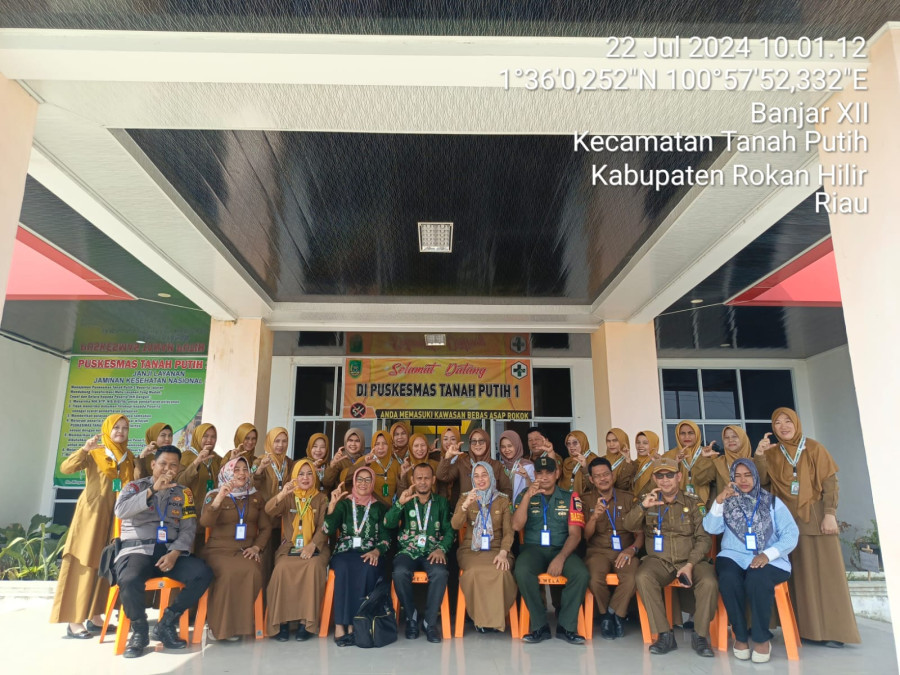 Puskesmas Tanah Putih 1 Rohil Lulus Akreditasi Dasar Tahun 2024