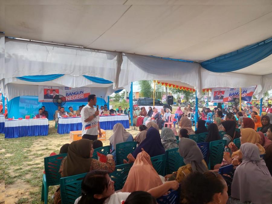 Kerja Nyata, Masyarakat Muara Fajar Timur Siap Coblos Paslon AMAn