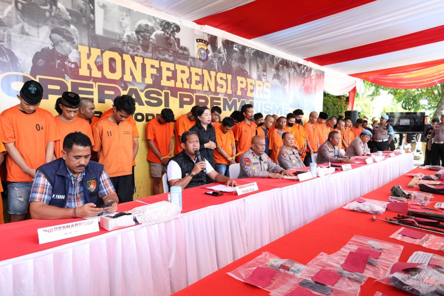 Sebanyak 169 Tersangka Diciduk, Polda Riau Tegas Perangi Premanisme