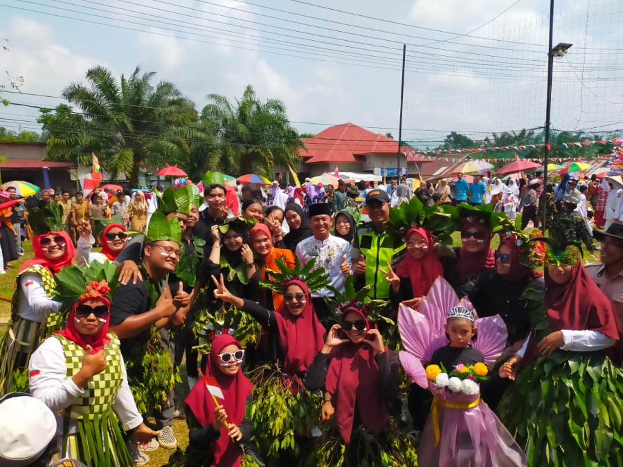 Ribuan Masyarakat Sentajo Raya Meriahkan Peringatan HUT RI ke-78