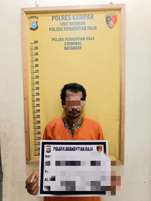 Curi Sepeda Motor, Warga Pekanbaru di Ringkus Polsek Perhentian Raja