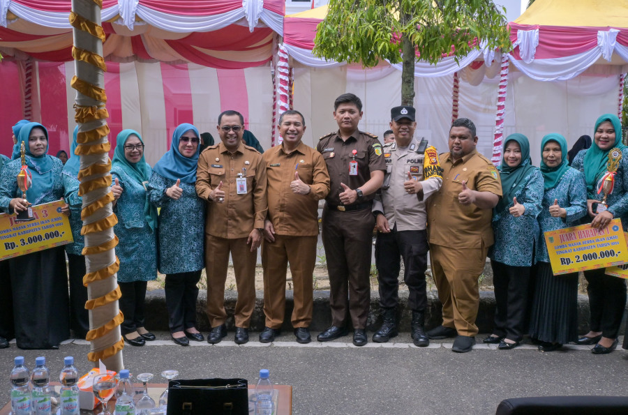 Kecamatan Simpang Kanan Juara I Lomba Masak Serba Ikan Tingkat Rohil