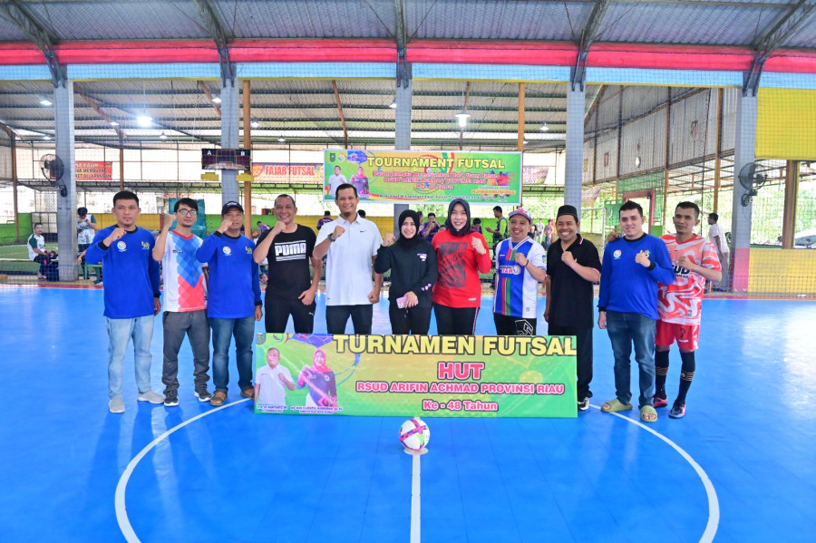 RSAB Ahmad Yani  Pekanbaru Juara I Turnamen Futsal Antar Rumah Sakit se-Riau
