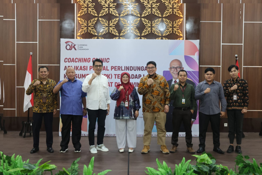 OJK Riau Gelar Coaching Clinic APPK Bagi 38 PUJK di Riau