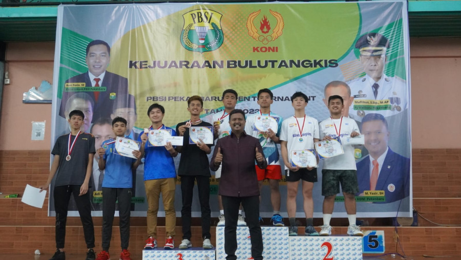 Riau dan Sumut Unjuk Prestasi di PBSI Pekanbaru Open Tournament 2023