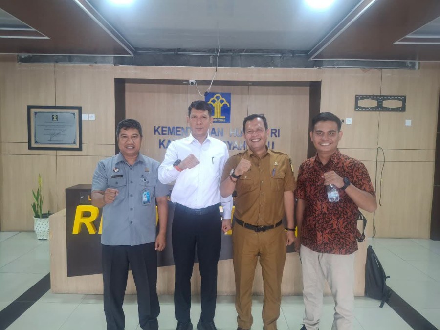 Kemenkum Riau Dukung Regulasi Sentra KI di Indragiri Hilir
