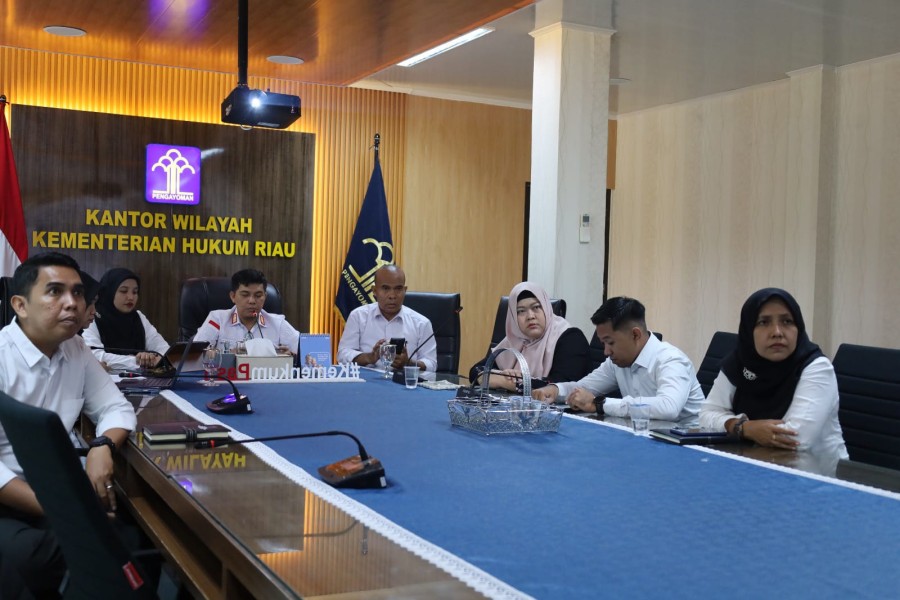 Kemenkum Riau Genjot Kinerja PBH demi Perluas Akses Bantuan Hukum