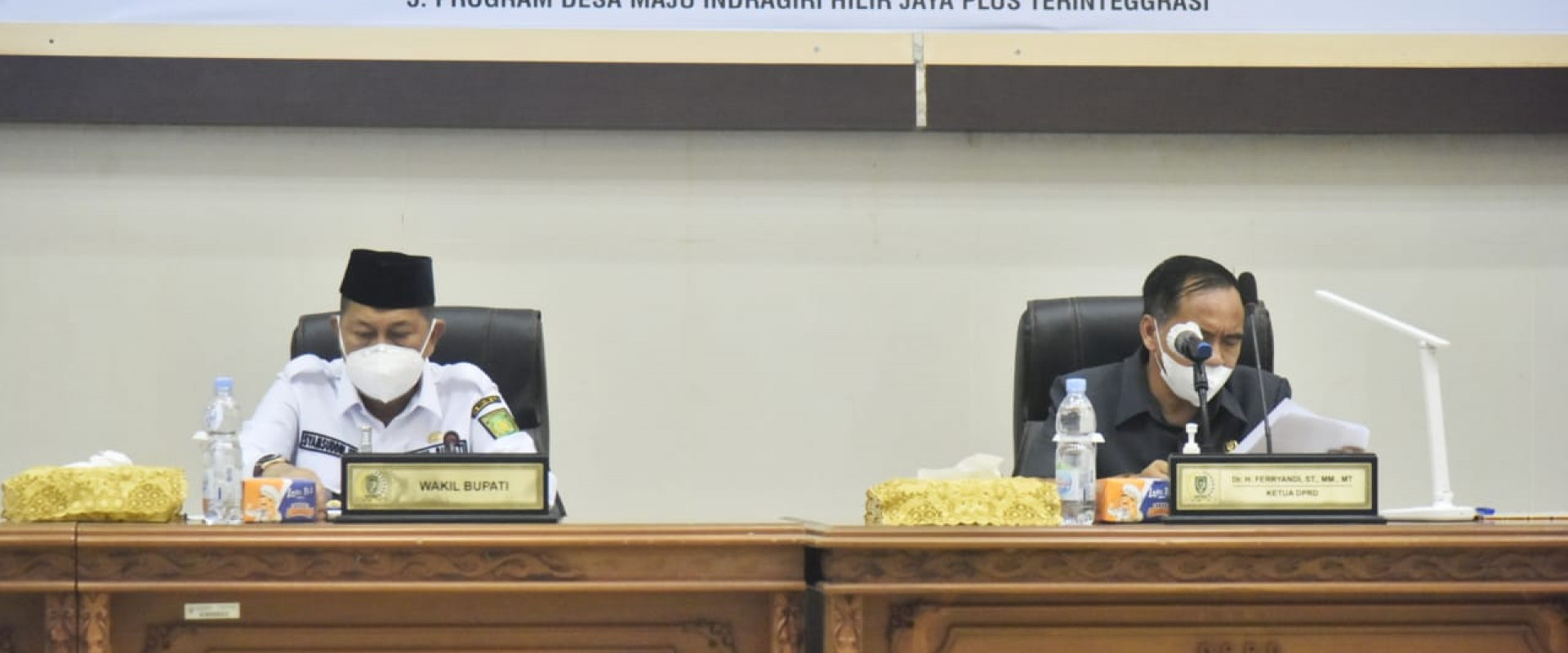 Wabup Inhil H.Syamsudin Uti Sampaikan Lima Perubahan Ranperda