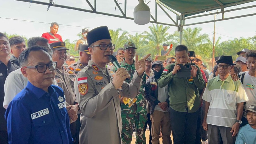 Sengketa Plasma, Kapolres dan Sekda Bengkalis Fasilitasi Dialog Warga dengan PT Priatama Riau