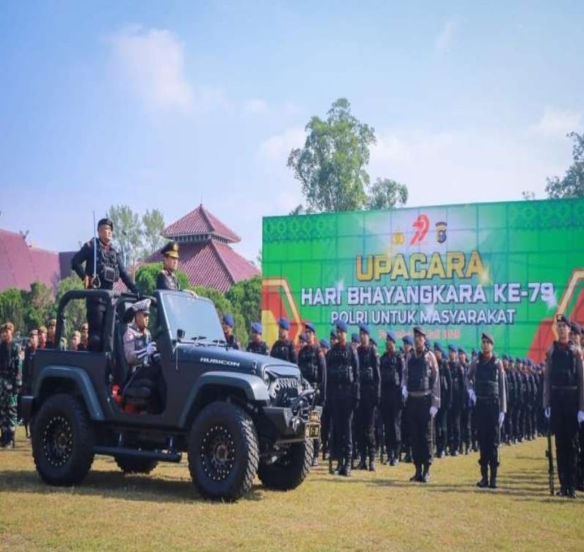 Wako Agung Hadiri Peringatan Hari Bhayangkara ke-79
