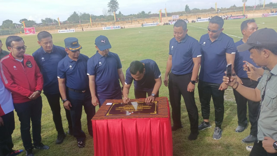 Antusias, Pimpinan DPRD Pekanbaru Hadiri Peresmian Sport Center Tenayan