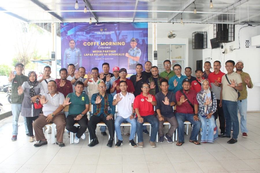 Ngopi Bareng Wartawan, Kalapas Beberkan Data Warga Binaan