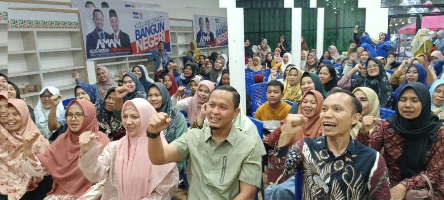 Deklarasi Tim Relawan Barisan Perempuan AMAn, Agung Nugroho Gencar Sosialisasi 4 A
