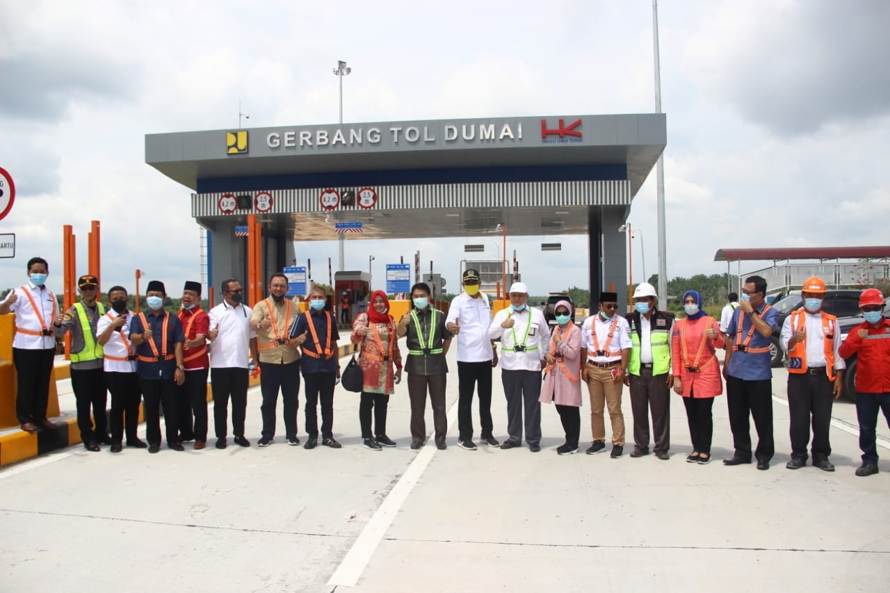 Komisi IV DPRD Riau Kunjungi Tol Permai, Pekanbaru-Dumai Hanya 1 Jam 40 Menit 