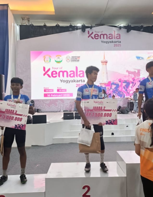 Atlet Sepeda Inhil Raih Posisi Runner Up di Tour of Kemala Yogyakarta 2025