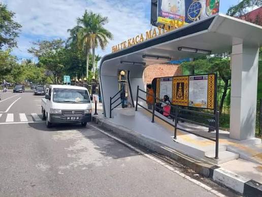 Kolaborasi Swasta dan Pemko Pekanbaru, Halte TMP Mulai Dibangun Ulang