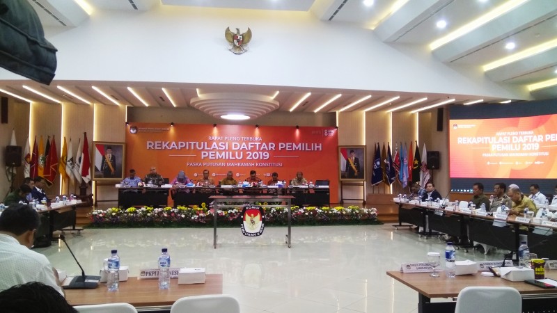 KPU Gelar Pleno, 26 PPLN Bacakan Hasil Rekapitulasi Suara Pemilu Luar Negeri