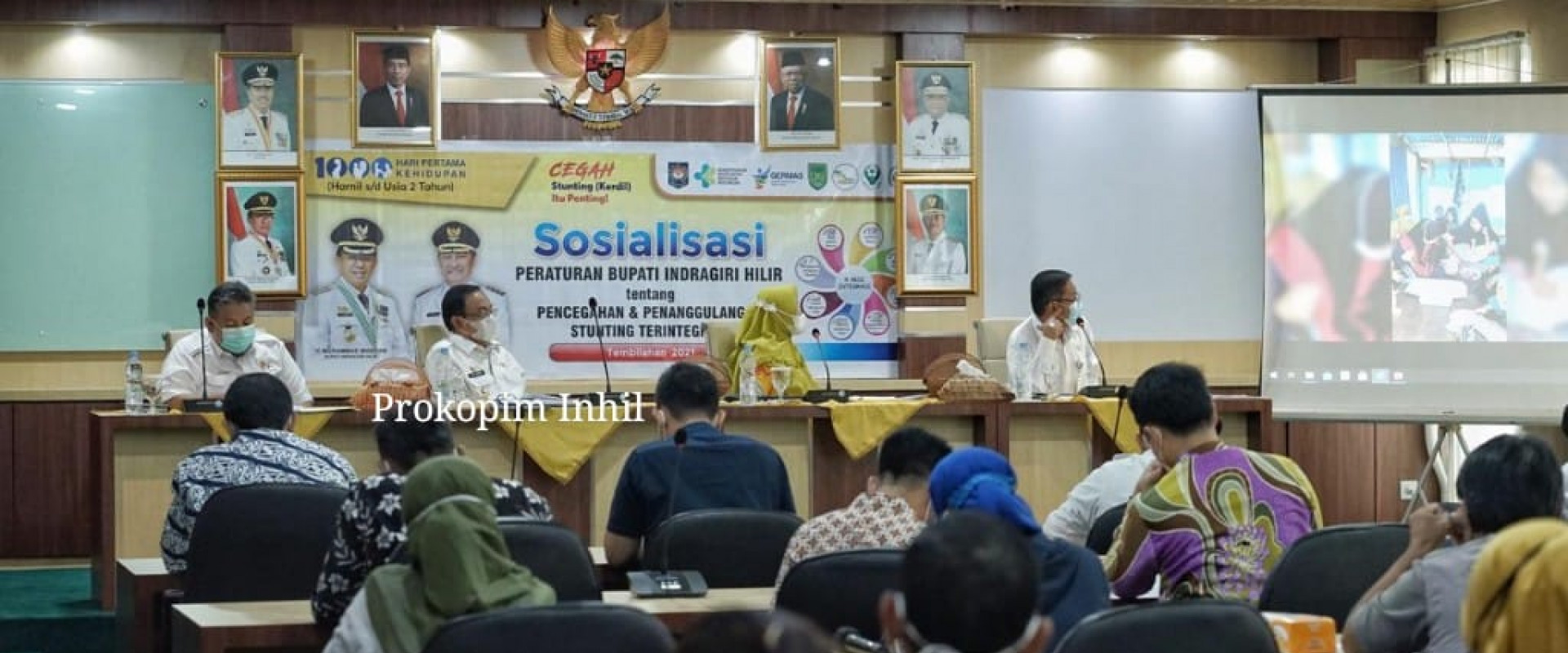 Bupati Sosialisakan Program Stunting Terintegrasi di Inhil