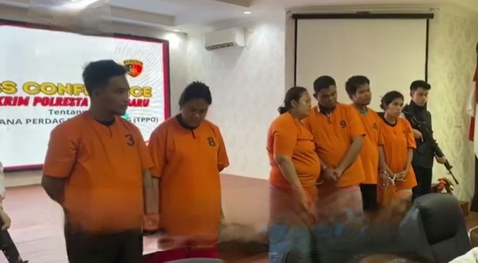Kasus Jual Beli Bayi di Tiktok, 6 Pelaku Diringkus Polsek Limapuluh