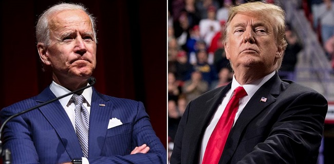 Survei Pilpres AS 2020: Elektabilitas Joe Biden Ungguli Donald Trump