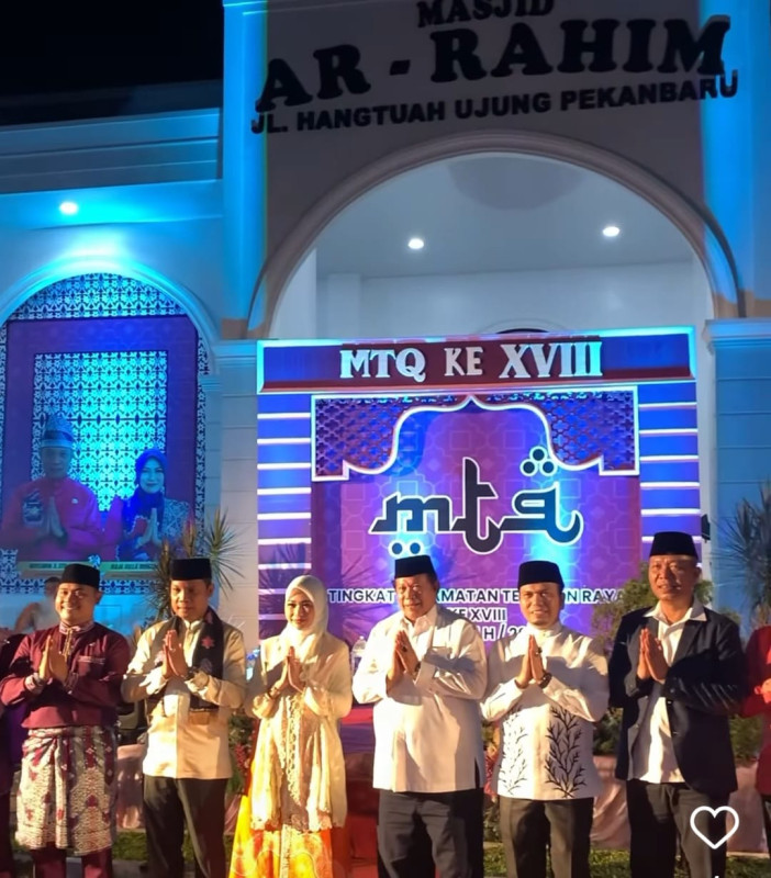 Buka Pelaksanaan MTQ XVIII Tenayan Raya, Ini Pesan Ketua DPRD Pekanbaru