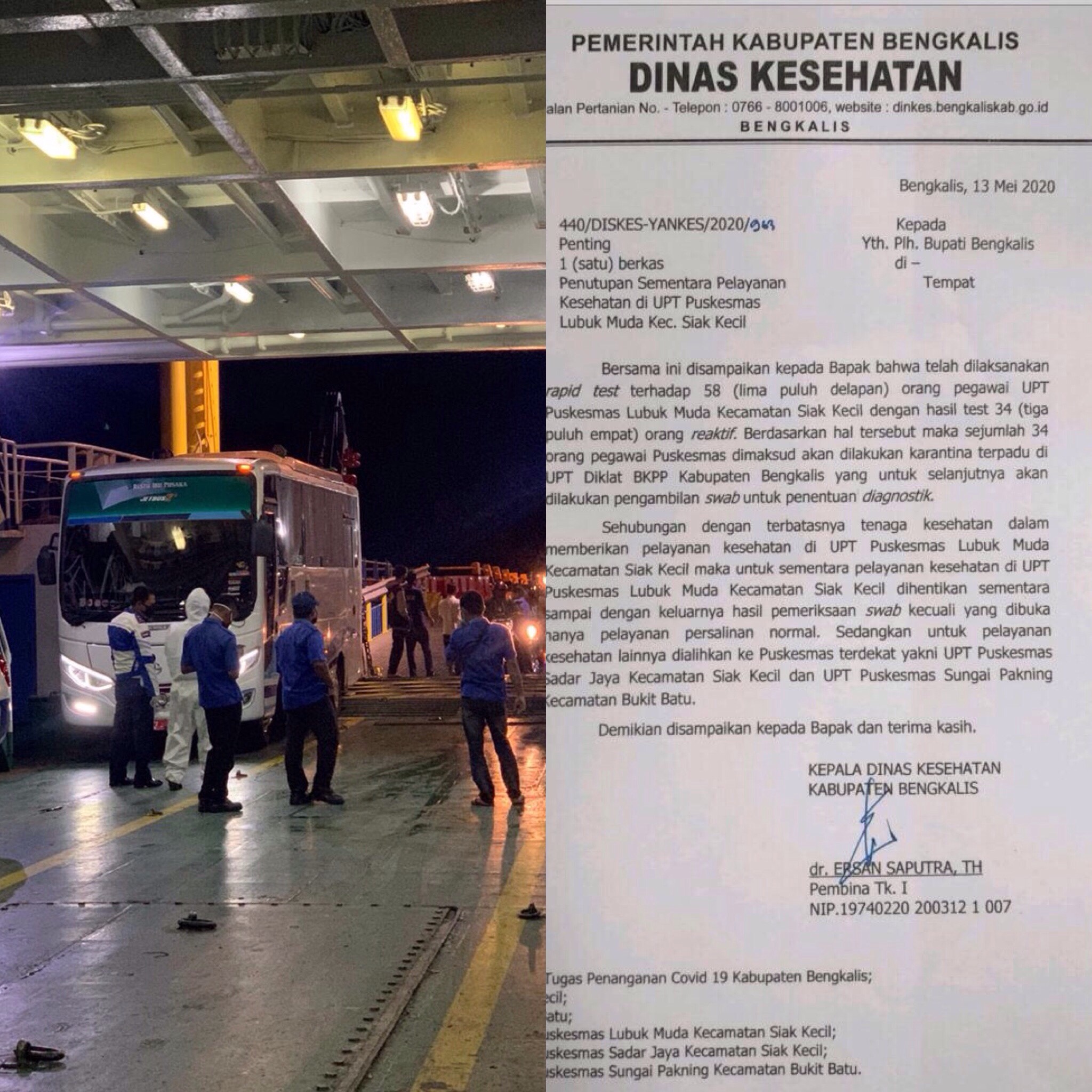 Puskesmas Lubuk Muda Ditutup, Rapid Test 34 Pegawai Reaktif