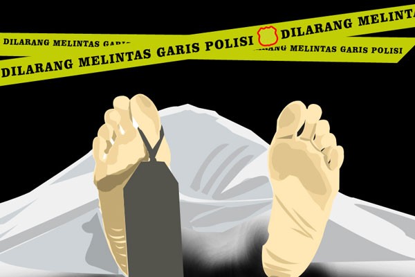 Heboh, Warga Temukan Mayat Wanita sudah Membusuk di Kebun Karet