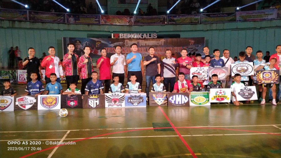 32 Tim Tampil di Open Turnamen Kapolres Bengkalis Cup I