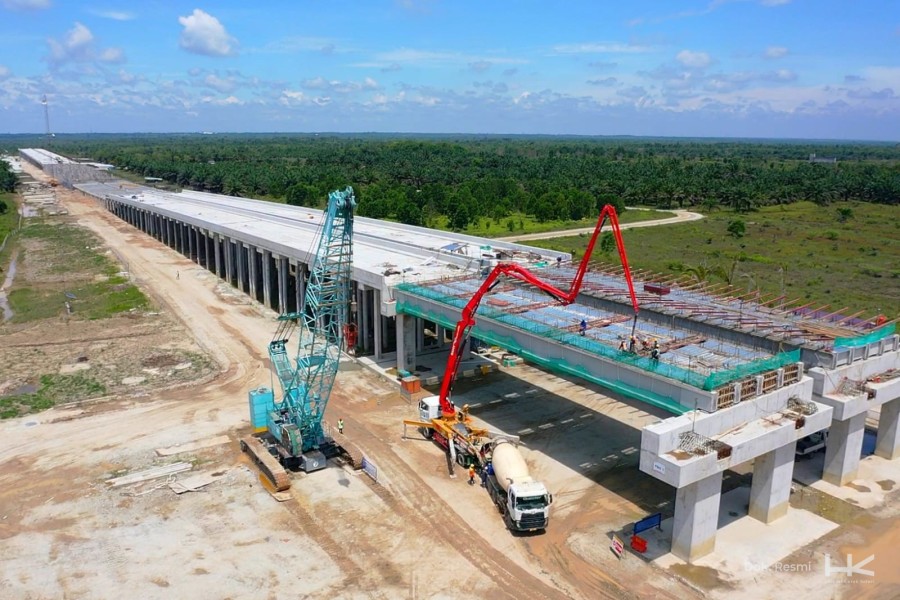Progres Tol Lingkar Pekanbaru Capai 57 Persen