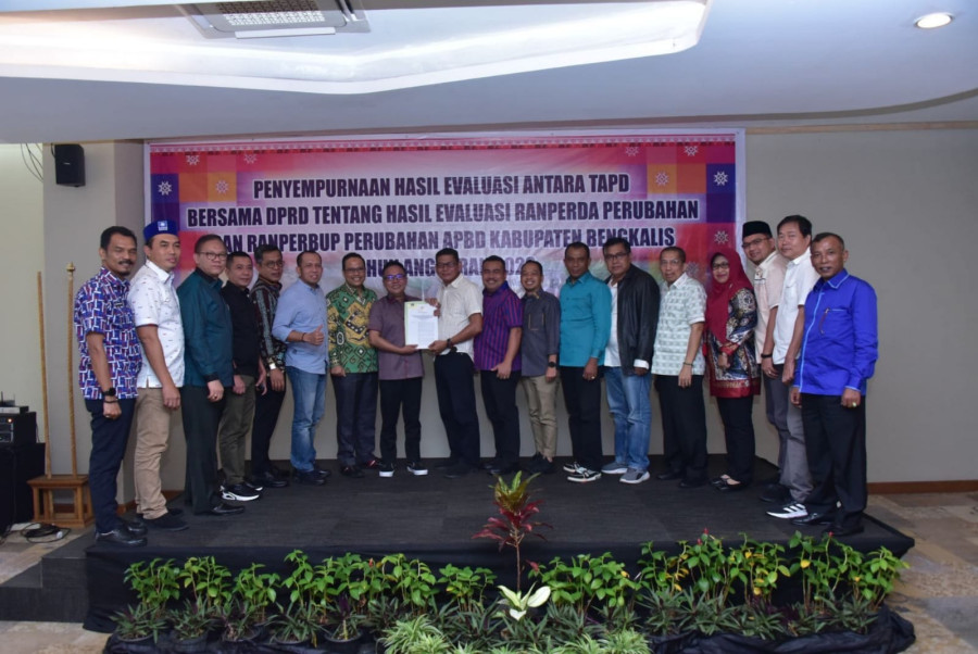 APBD-Perubahan Kabupaten Bengkalis Akhirnya Diteken Plt Gubri