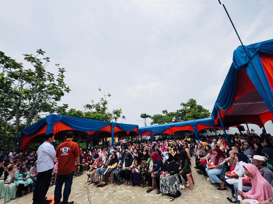 Kampanye di Limbungan Membludak, Paslon AMAn Tepis Isu Mobilisasi Warga