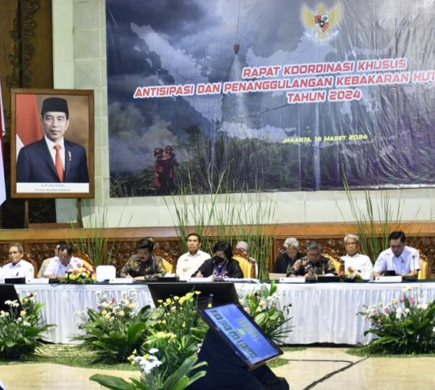 Rakorsus Karhutla, Pj Gubri Ajukan Bantuan Pesawat dan Helikopter