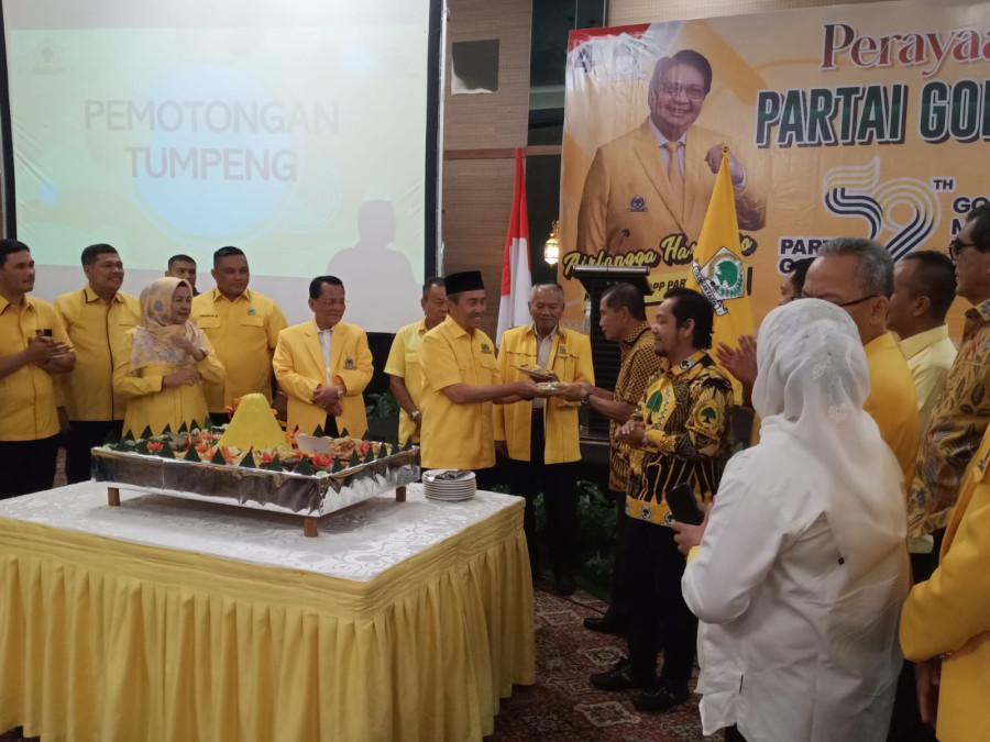 Perayaan HUT ke-59, Golkar Riau Jadikan Ajang Silaturahmi dan Berbagai Bantuan