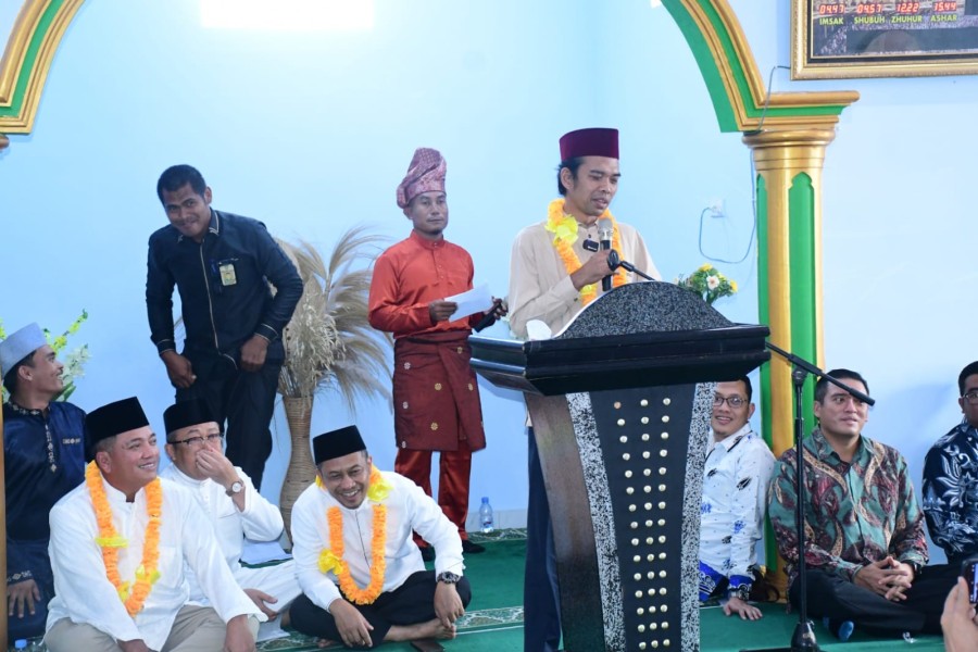 UAS & Wabup Bengkalis Resmikan Mushalla Al Awwal, Ajarkan Anak Cinta Al-Qur’an