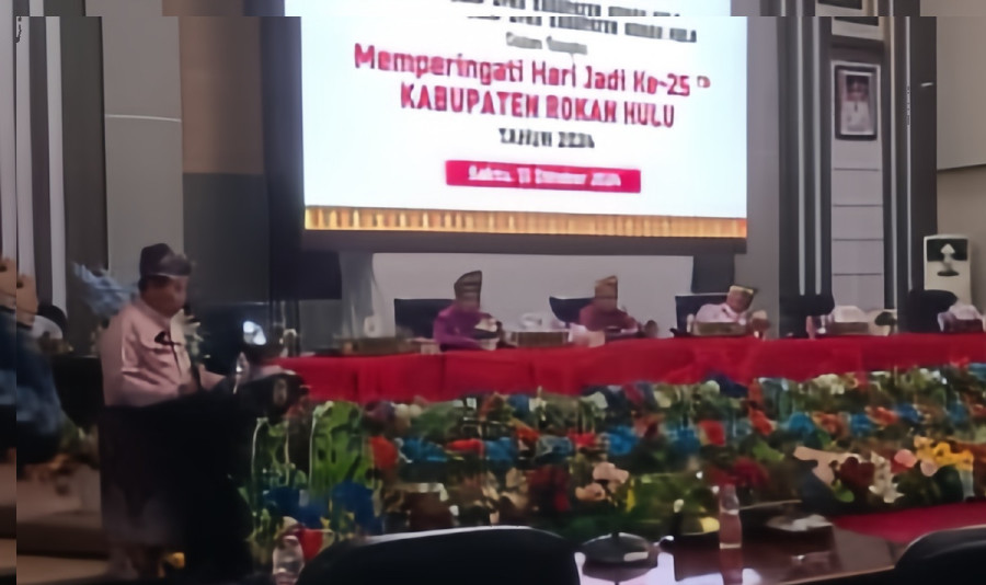 DPRD Rohul Gelar Paripurna Istimewa Peringati HUT Kabupaten Rokan Hulu ke-25