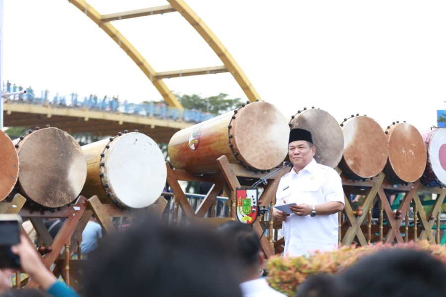 Plt Gubri Buka Tradisi Petang Belimau di Pekanbaru, Warisan Budaya Sambut Ramadan