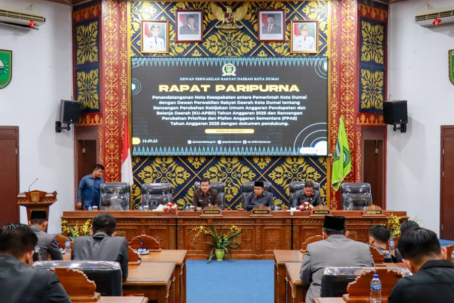 Pemko dan DPRD Dumai Sepakati Perubahan APBD 2025, Anggaran Naik Rp243,5 Miliar