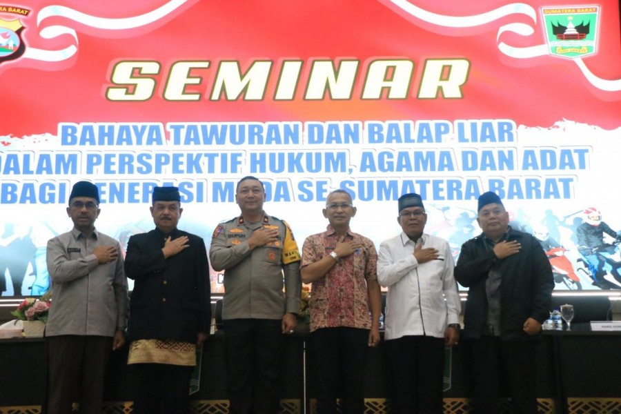 Wakapolda Sumbar Buka Seminar Bahaya Tawuran dan Balap Liar