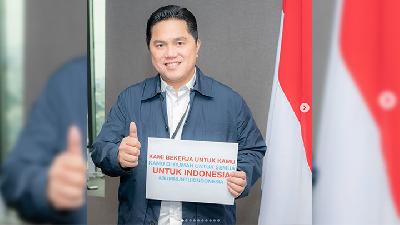  HUT ke-22 BUMN, Erick Ganti Slogan Warisan Rini Soemarno 