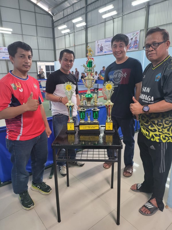 Kejuaraan Tenis Meja Tingkat Pelajar  Masuk Agenda Tahunan PTMSI Pekanbaru