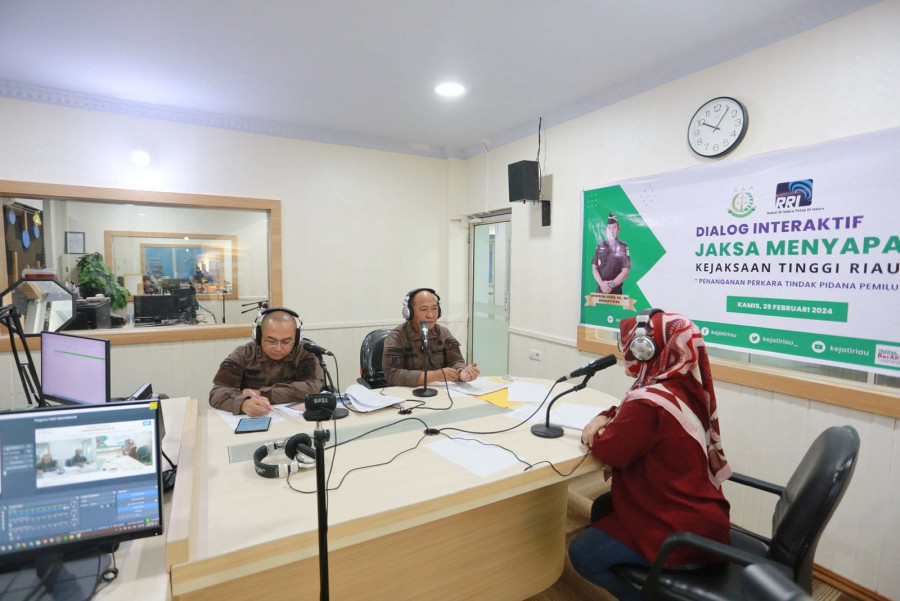 Wakajati Riau Jadi Narsum Dialog Penanganan Perkara Tindak Pidana Pemilu