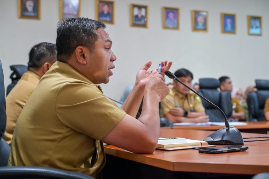 Gubernur Riau Tinjau BKD, Tegaskan Transparansi ASN
