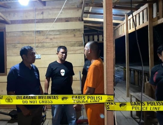 Polisi Segel Rumah Diduga Tempat Pemurnian Emas di Kuantan Tengah