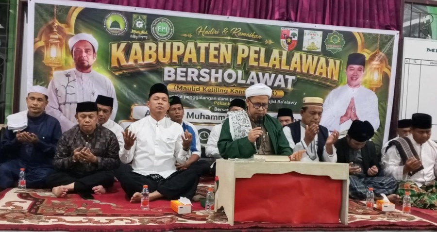 Pelalawan Bersholawat Doakan Hujan dan Keselamatan dari Kebakaran Lahan