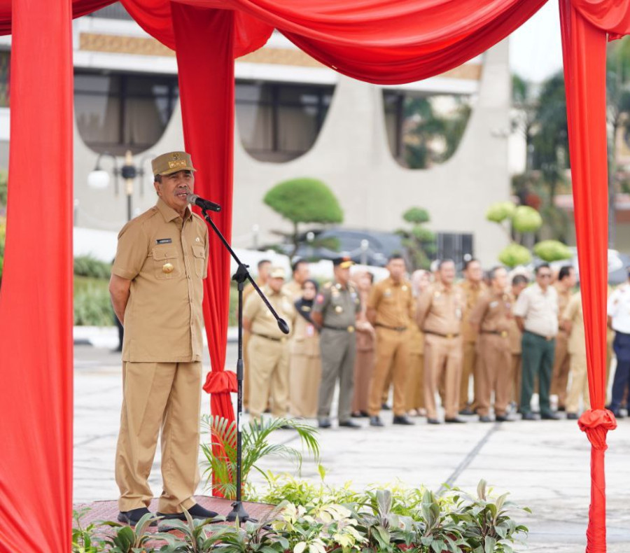 Pidato Akhir Jabatan, Gubri Ingatkan OPD Percepat Realisasi Kegiatan