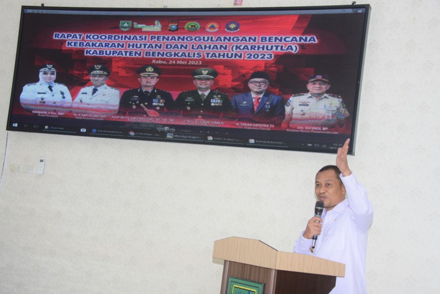 Dipimpin Wabup, Rakor Karhutla Bengkalis Hasilkan 10 Rekomendasi
