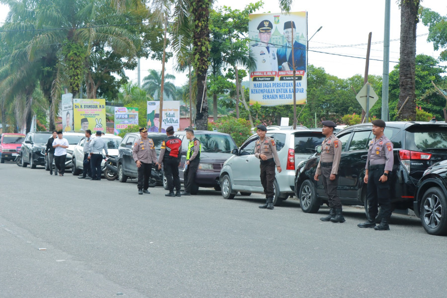 Polres Kampar Turunkan Personel Amankan Lebaran Idul Adha
