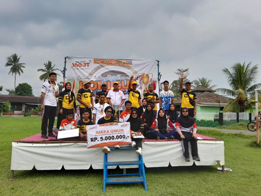 Pekanbaru Juara Umum Kejurnas Panahan Archery Open 2023 di Sumsel
